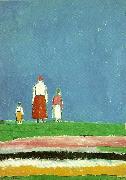 Kazimir Malevich three figures Sweden oil painting artist